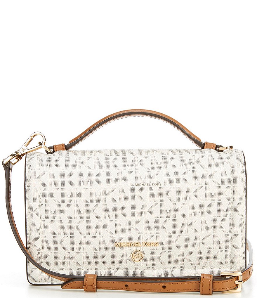 Michael Kors Signature Jet Set Charm Top Handle Phone Crossbody Bag