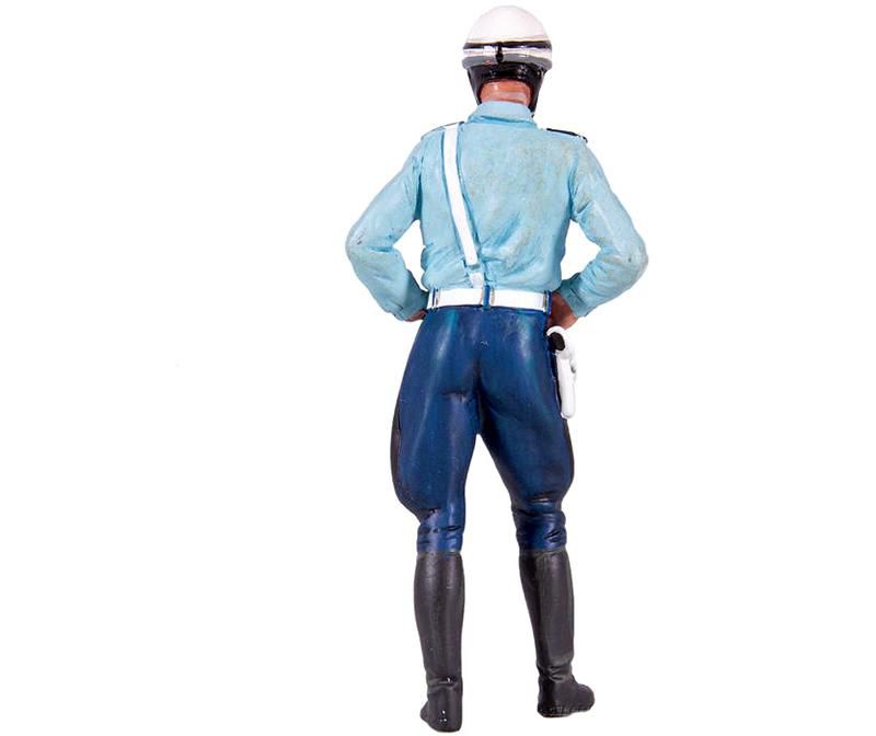 1975-1980 Michel French Police Motorcycle Officer Figurine for 1/18 Scale Models by Le Mans Miniatures
