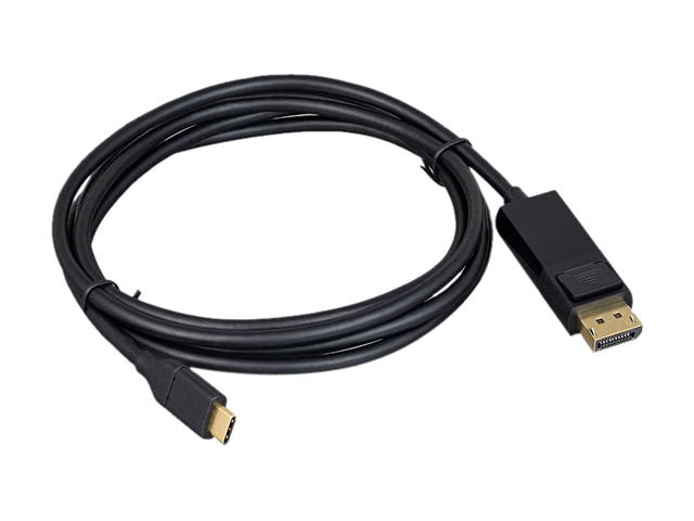 Kaybles USB 3.1 10ft.USB-C To DisplayPort Cable 4K@60HZ, 10' Type C to DP Adapter Cable, Black