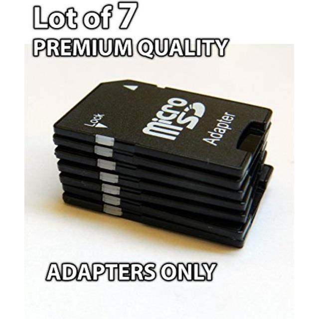 Fivestar MicroSD and MicroSDHC Adapter For Micro SD Card - Lot of 3, 5, 7 and 10 Universal (Lot Of 7)