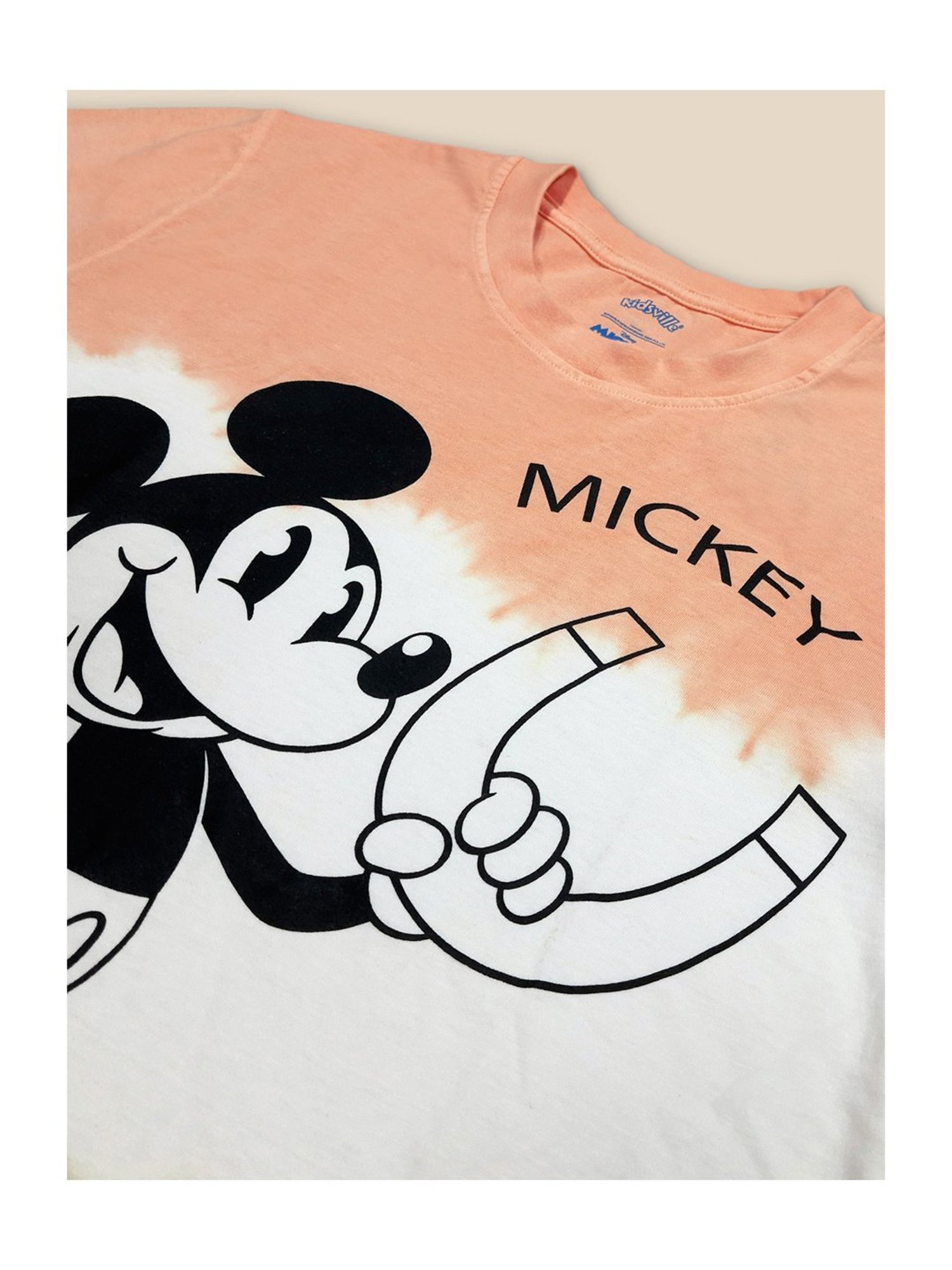 Kidsville Multicolor Mickey Print T-Shirt