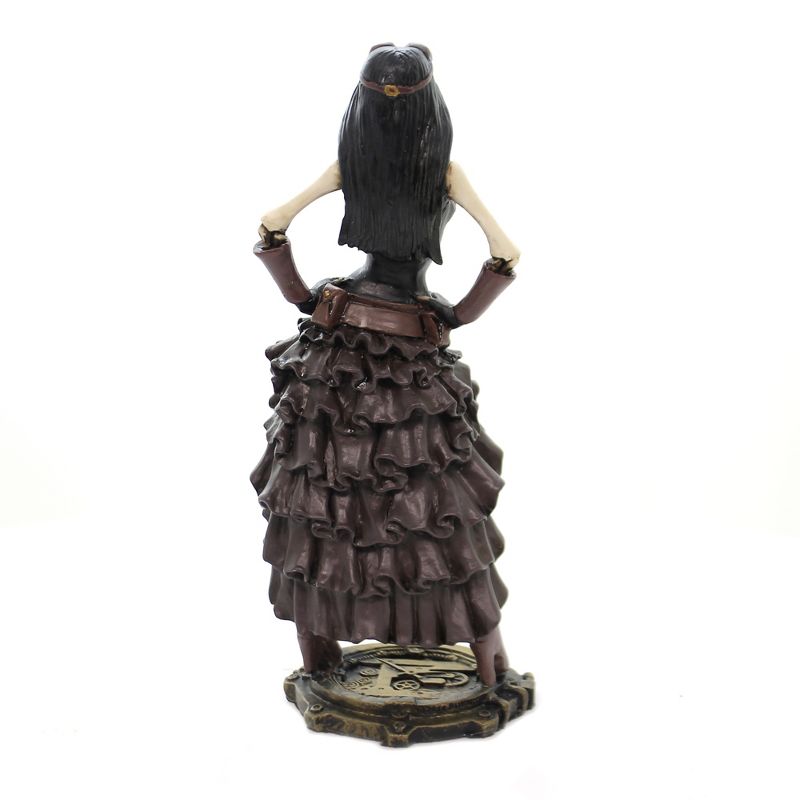 Halloween 7.25" Steampunk Lady Summit Collection  -  Decorative Figurines