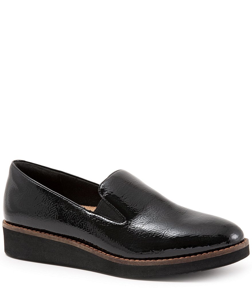 DKNY Eli Leather Logo Hardware Strap Loafers