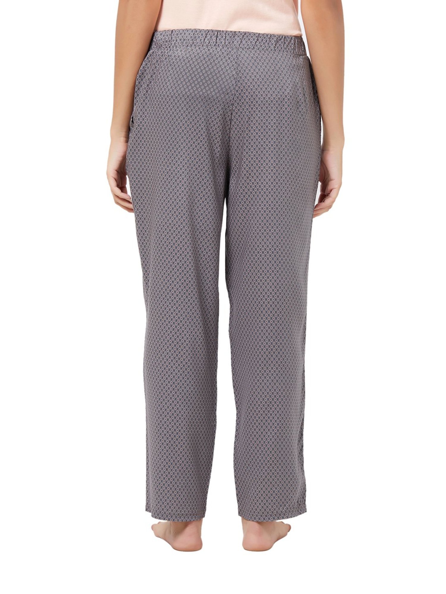 Soie Grey Printed Pyjamas