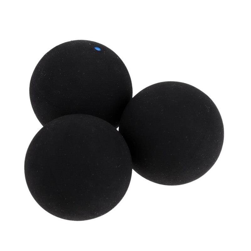 Squash Ball Blue Dot Fast Speed Sports Rubber Balls Professional Player Competition Squash(3 Pcs)