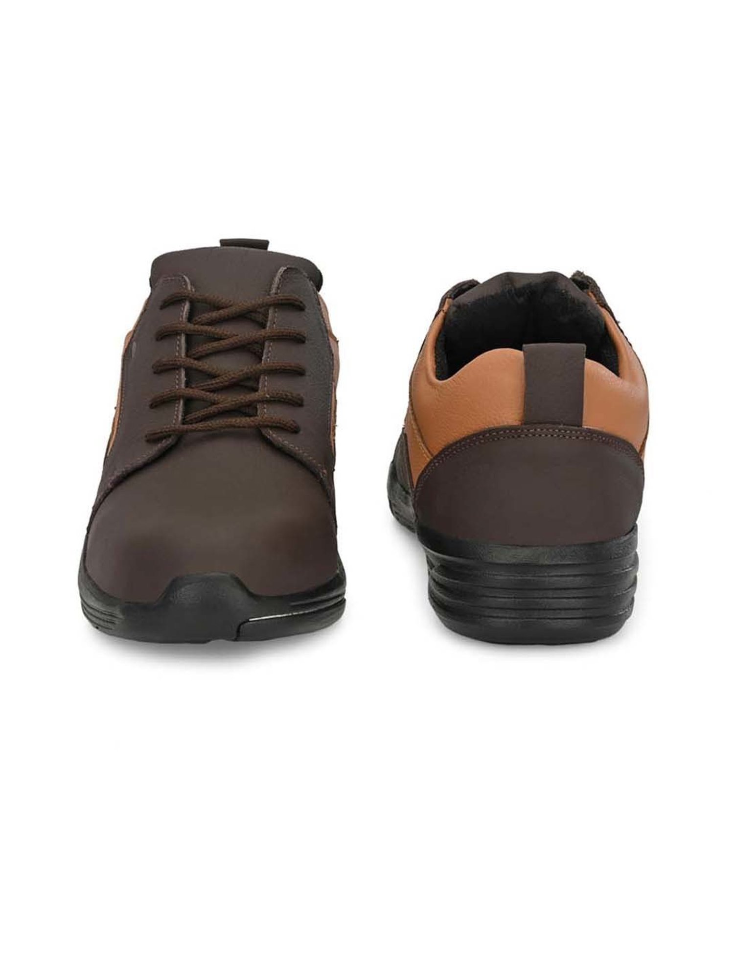 Eego Italy Men's Brown Derby Shoes