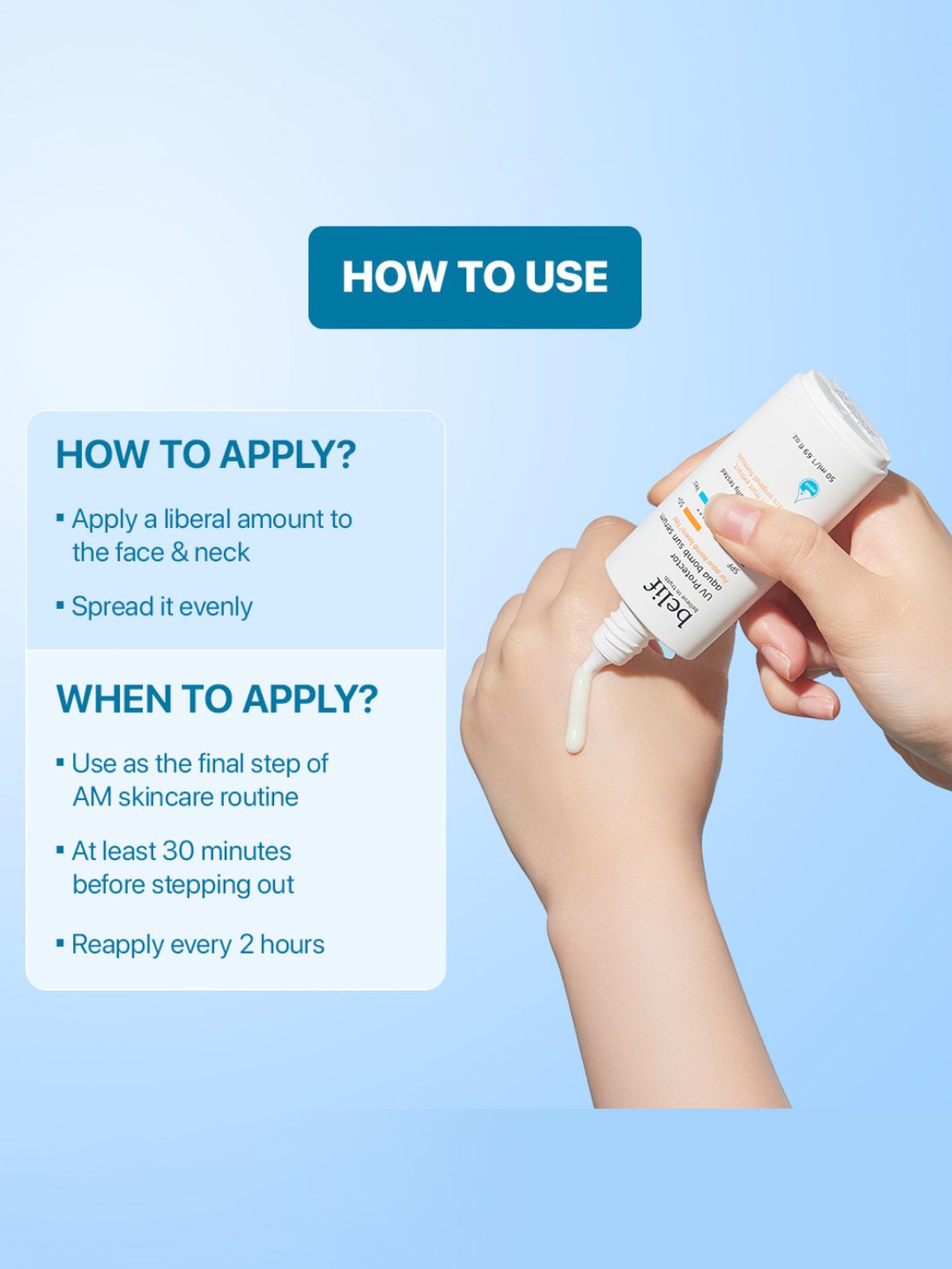 Belif UV Protector Aqua Bomb Sun Serum - 50 ml