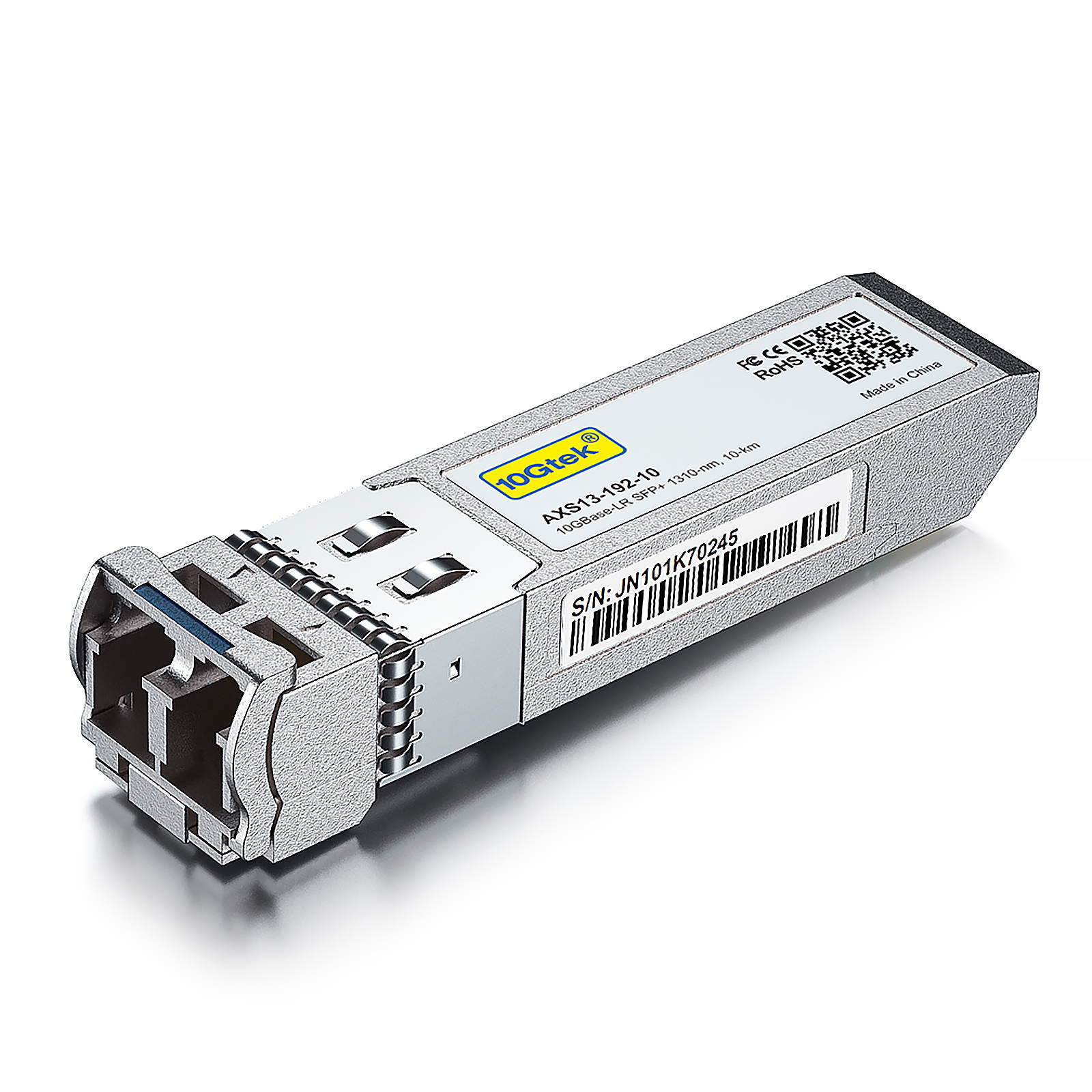 10Gtek for Juniper QFX-SFP-10GE-LR/EX-SFP-10GE-LR, SFP+ 10GBASE-LR, SMF, 1310 nm, 10 km