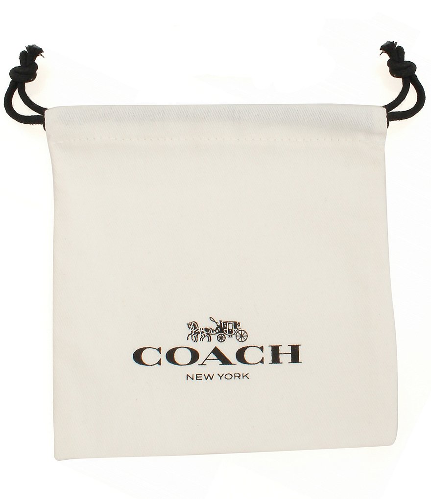 COACH Signature C Enamel Charm Ring