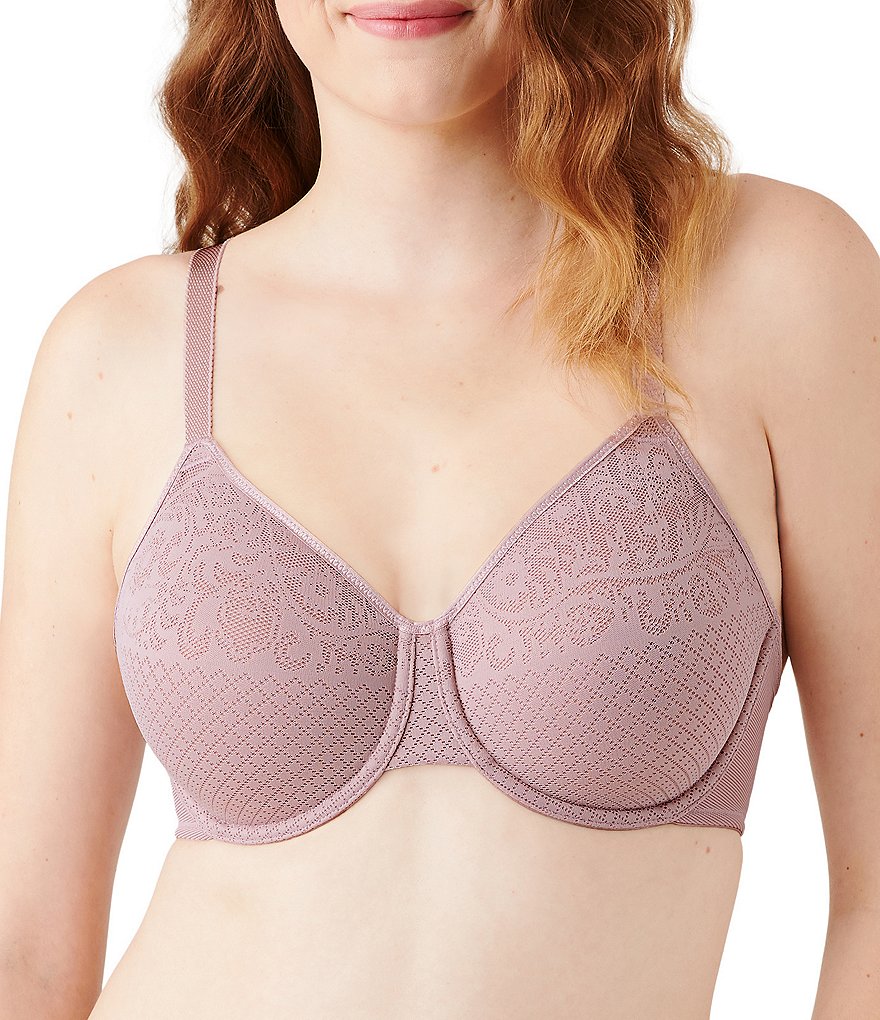 Wacoal Visual Effects Geometric Lace Minimizer Bra
