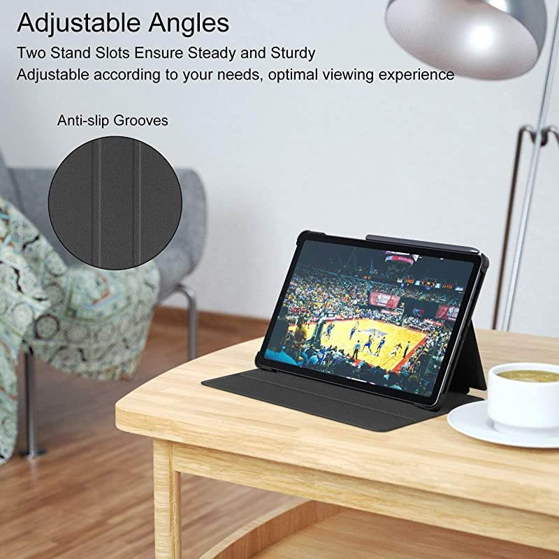 Samsung Galaxy Tab S6 Lite 104 Case 2020 Shockproof Protective Smart Folio Case PC Hard Back Cover with Auto WakeSleep for SMP610P615 Samsung Tab S6 Lite 104 inch 2020