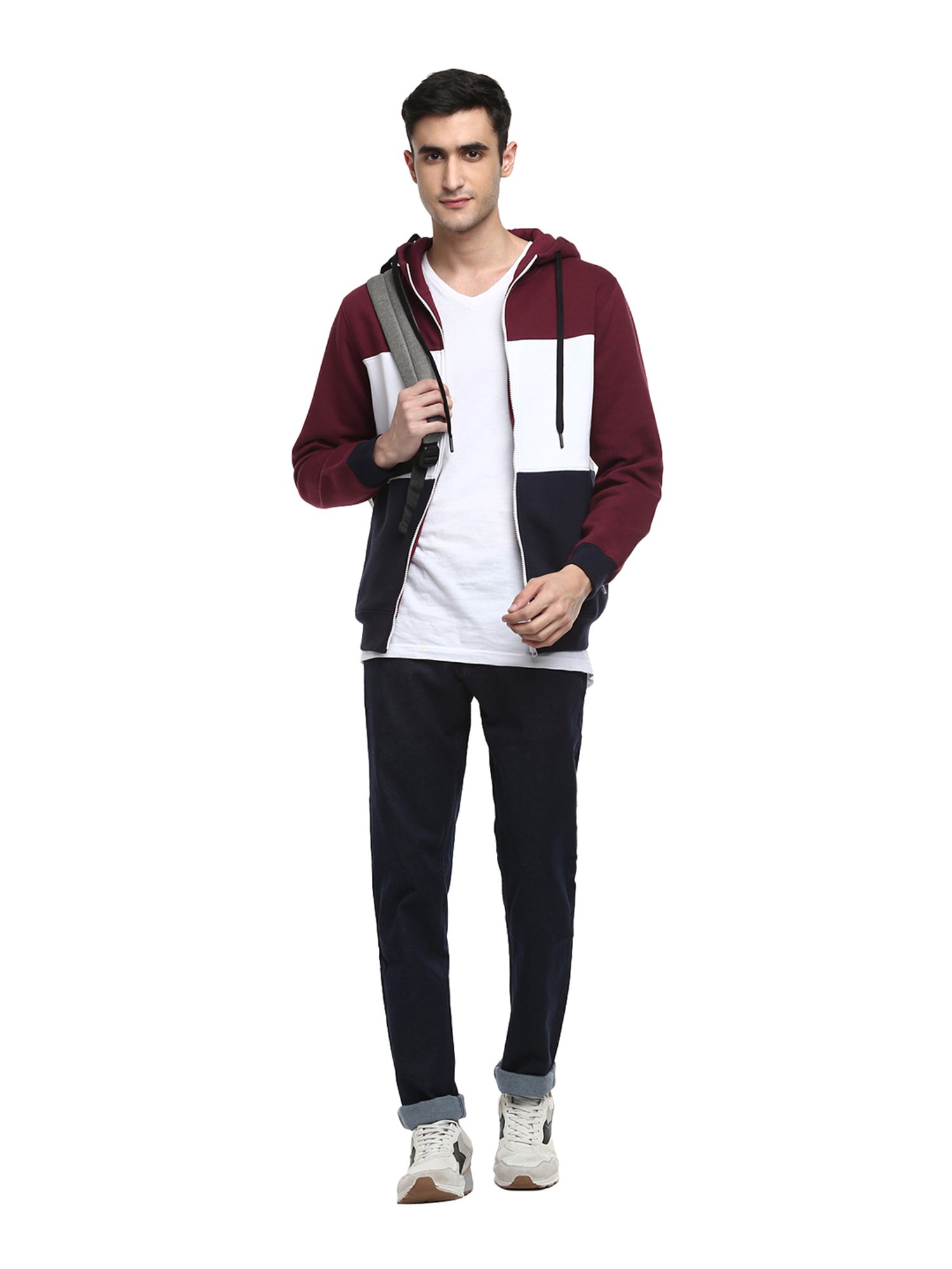 Red Chief Maroon Hooded Sweatshirt