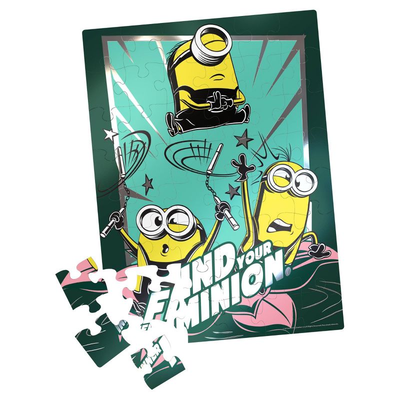 Spin Master Minions The Rise of Gru Foil Effect Kids' Jigsaw Puzzle - 48pc
