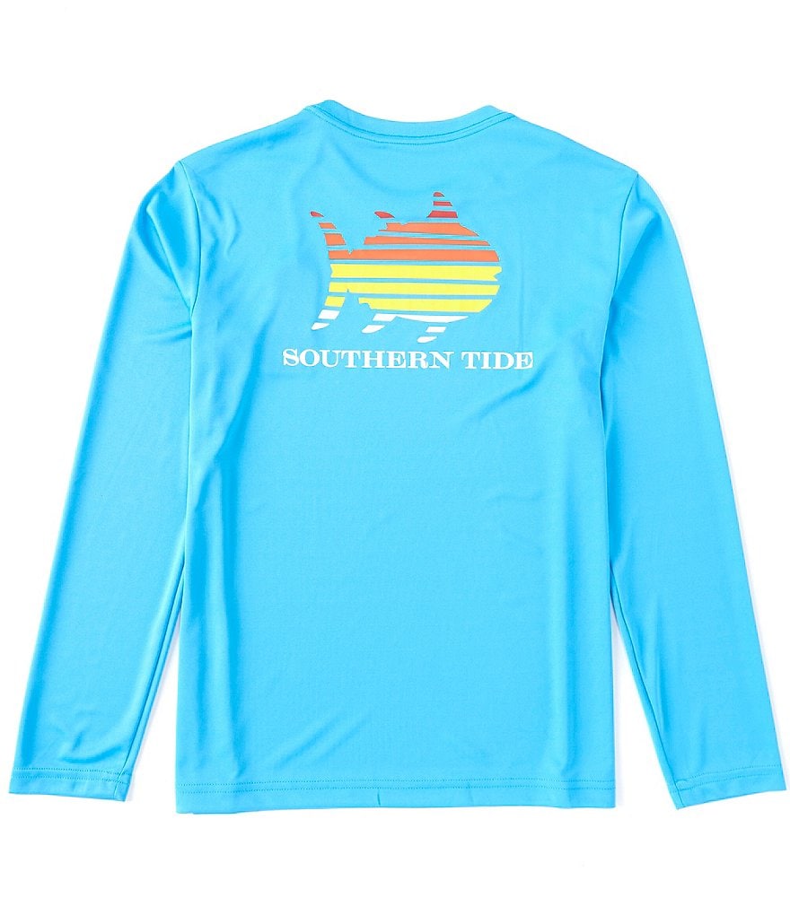 Southern Tide Little/Big Boys 4-20 Long-Sleeve Skipjack Sunset Performance Tee