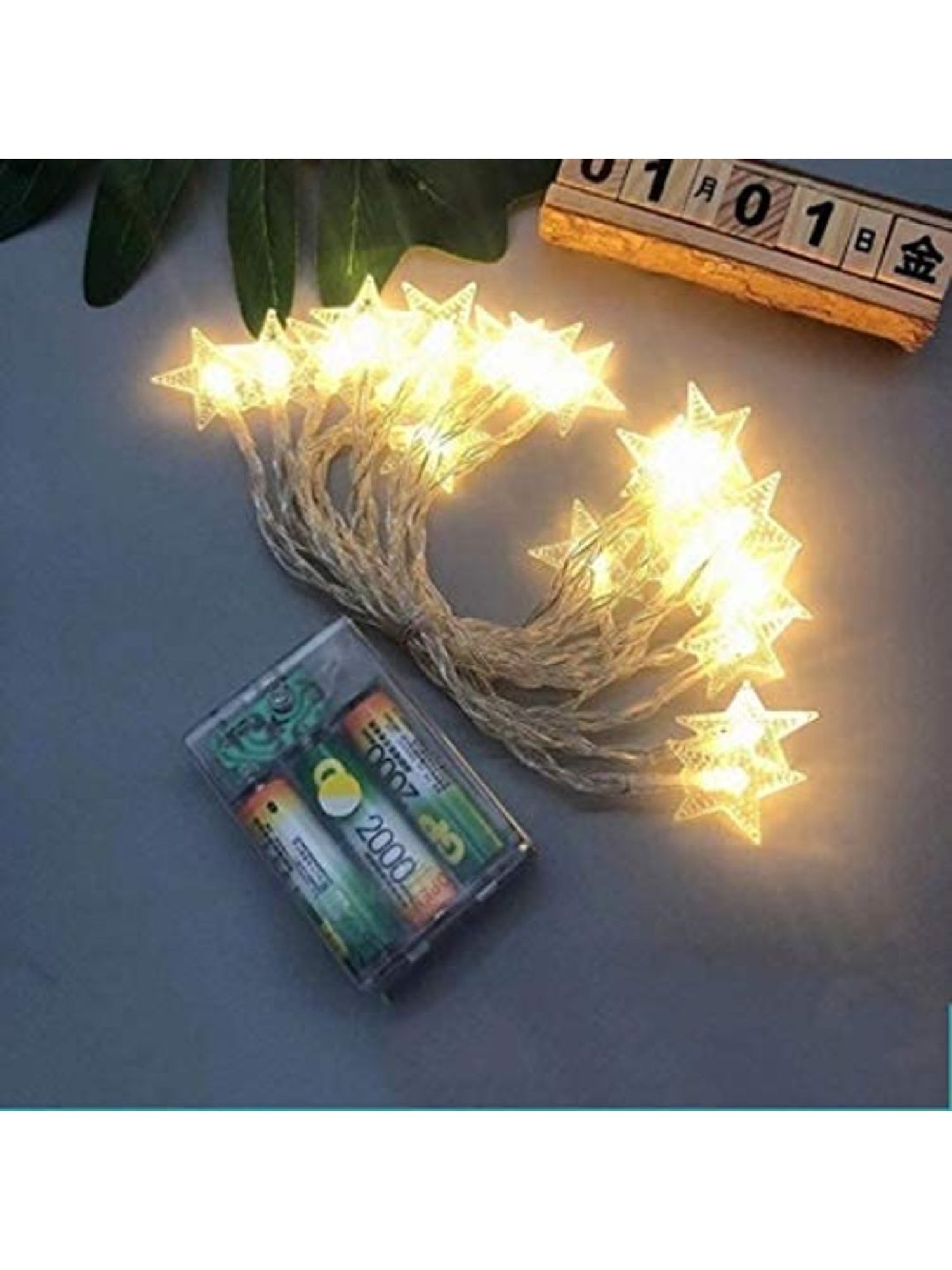 XERGY Acrylic String Star Fairy Led Light (Yellow)