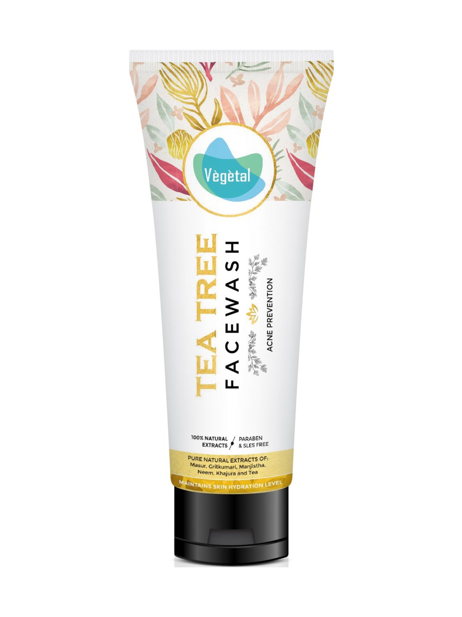 Vegetal Tea Tree Facewash - 100 ml