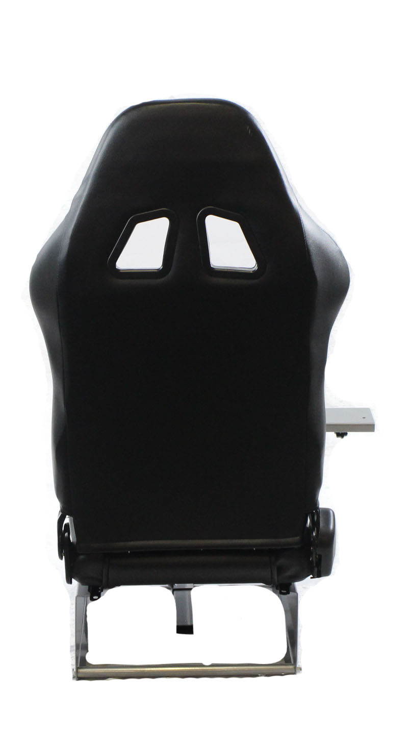 GTR Simulator Touring Model with Real Racing Seat, Driving Simulator Cockpit Gaming Chair with Gear Shifter Mount