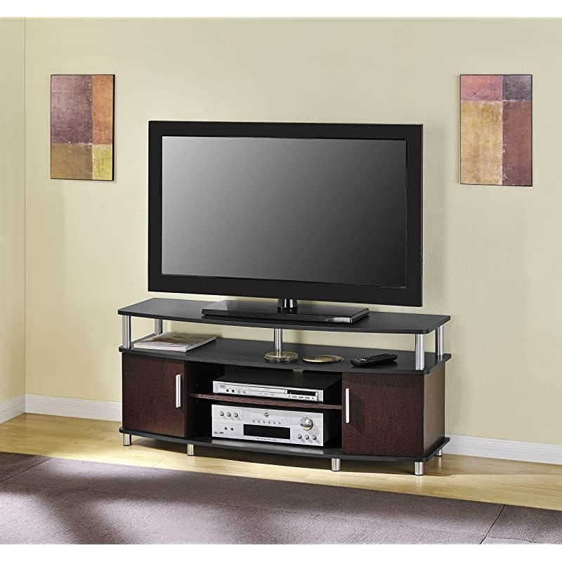Carson TV Stand for TVs up to 50 CherryBlack