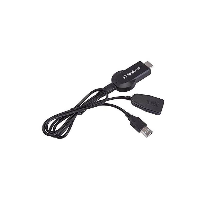 Wireless Display Receiver WiFi Dongle 1080P HDMI Converter AV Adapter Cable for Connect Samsung Galaxy S6S7S7 Edge Tablet to HD TV