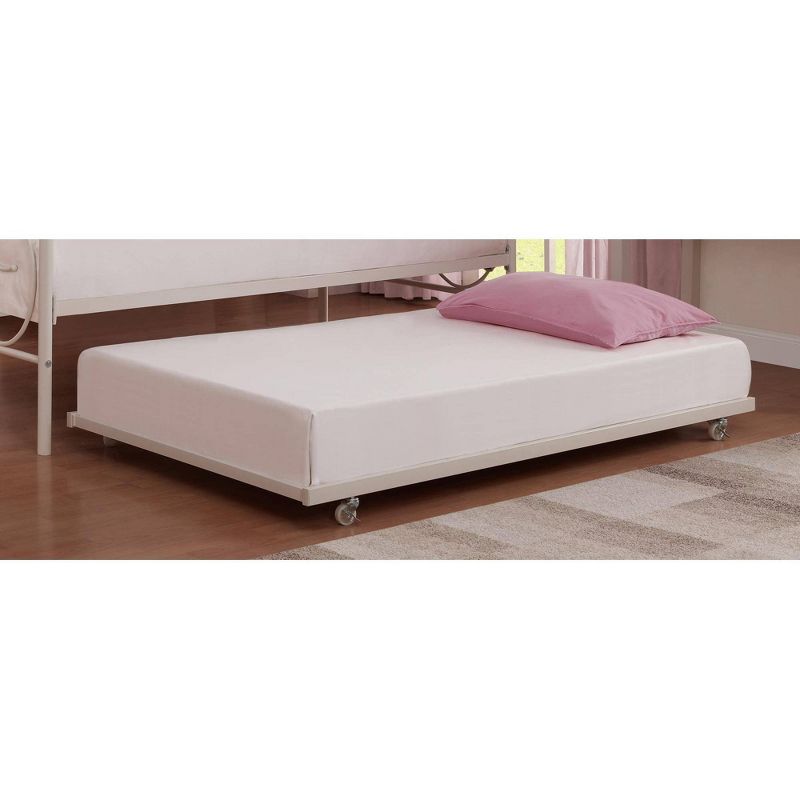 Gavin Universal Metal Trundle for Daybeds White - Room & Joy