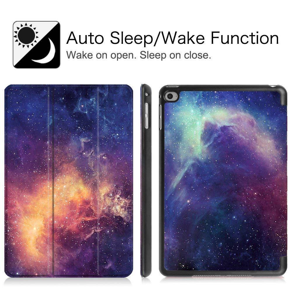 Fintie iPad Mini 4 Case - Slimshell Lightweight Smart Stand Protective Cover with Auto Sleep/Wake Feature for Apple iPad Mini 4 (2015 Release), Galaxy