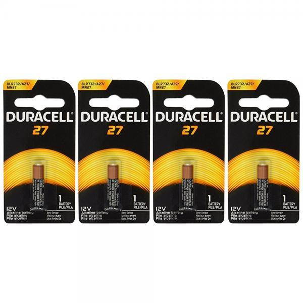 Duracell MN27BPK Watch / Electronic / Keyless Entry Battery, 12 Volt Alkaline X 4 Batteries