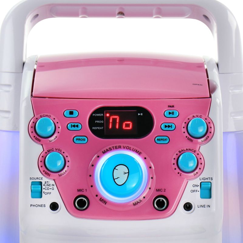 Hatchimals Colorful Flashing Lights Karaoke Machine with Microphone