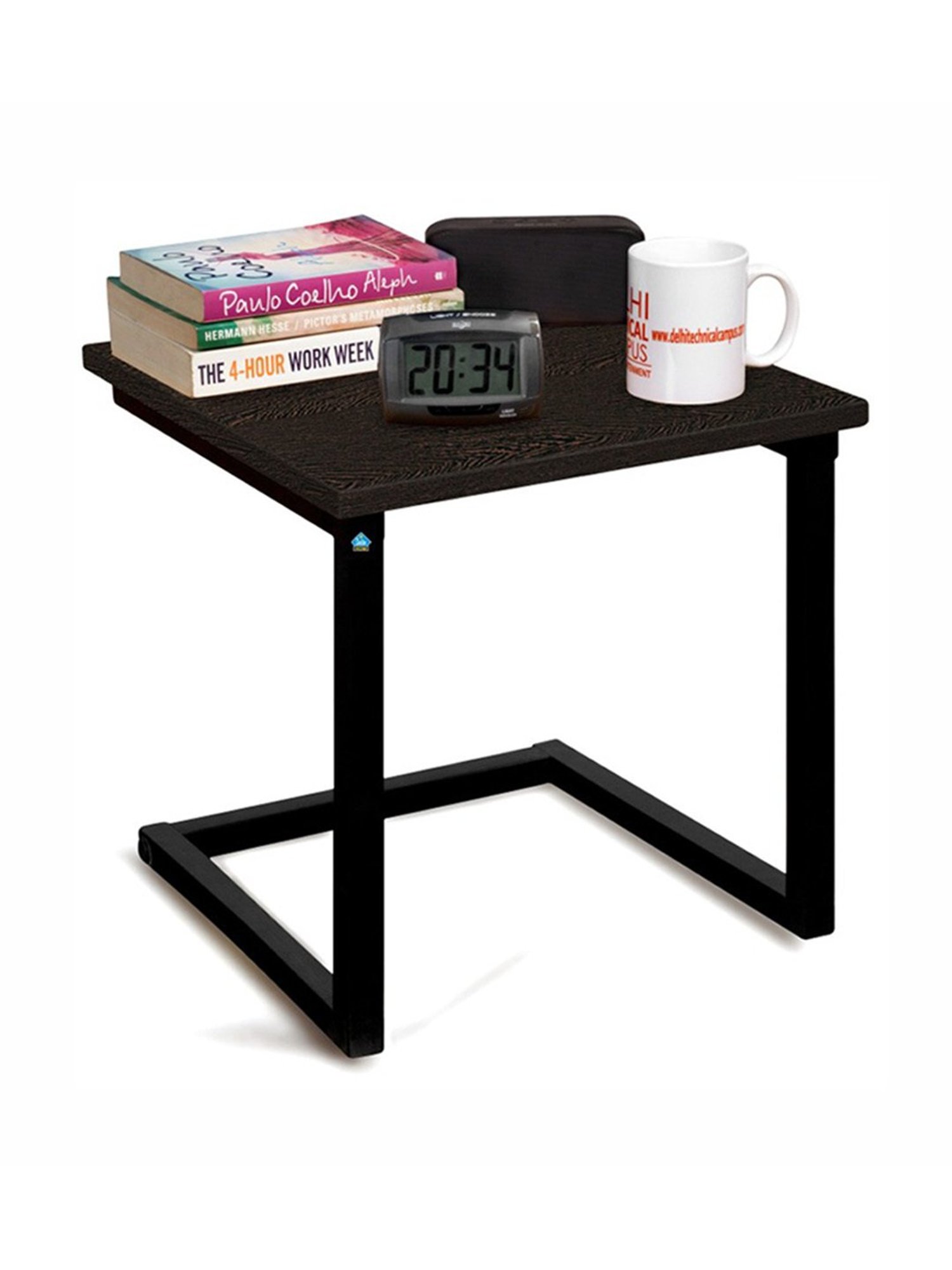 Delite Kom Ren Flowery Wenge Engineered Wood Side Table