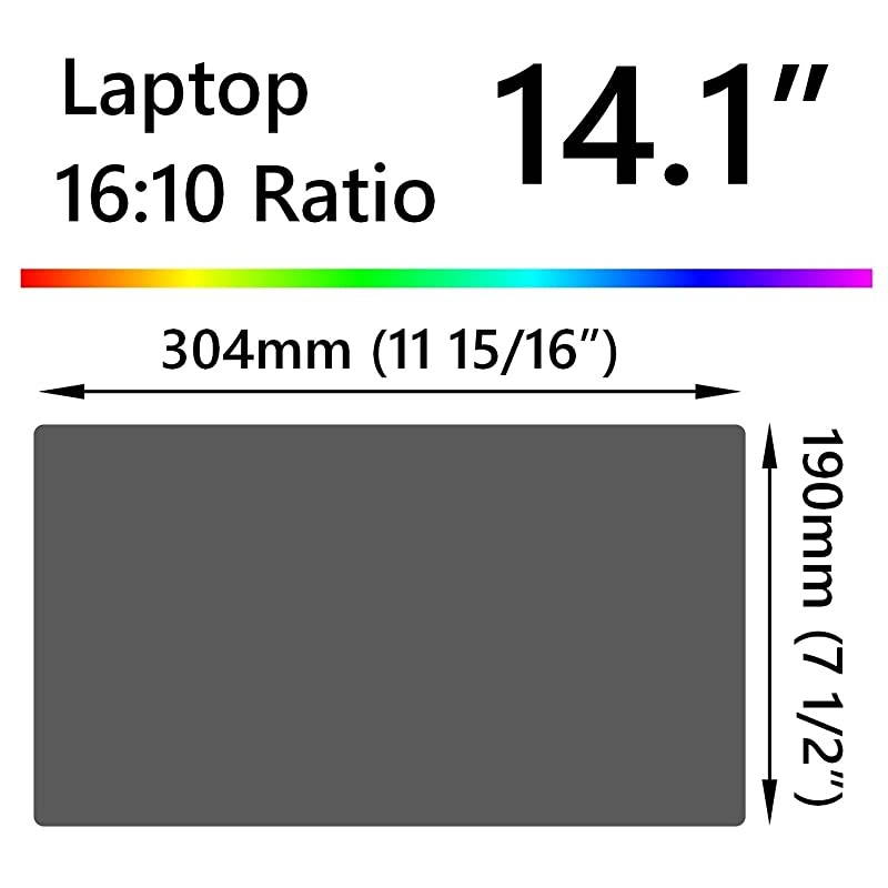 Privacy Screen Filter for Laptop-Notebook 14.1 Inch 16:10 Widescreen - Privacy Protection Blue Light Reduction Anti Glare Anti Scratch Protector Film