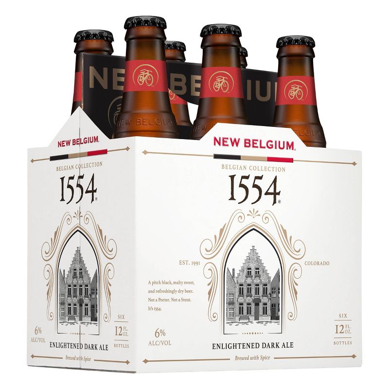 New Belgium 1554 Black Ale Beer - 6pk/12 fl oz Bottles