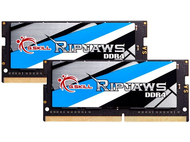 G.SKILL Ripjaws SO-DIMM 8GB 260-Pin DDR4 SO-DIMM DDR4 3200 (PC4 25600) Laptop Memory Model F4-3200C18S-8GRS