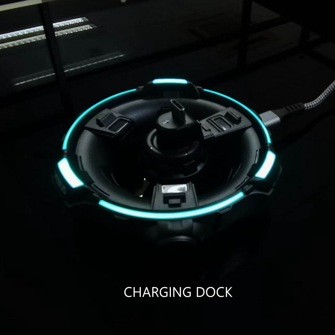 ZOEAO Gravastar VENUS Metal Shell Bluetooth 5.0 Speaker, Mechanical Appearance, Support TWS Wireless Connection with Charging Base