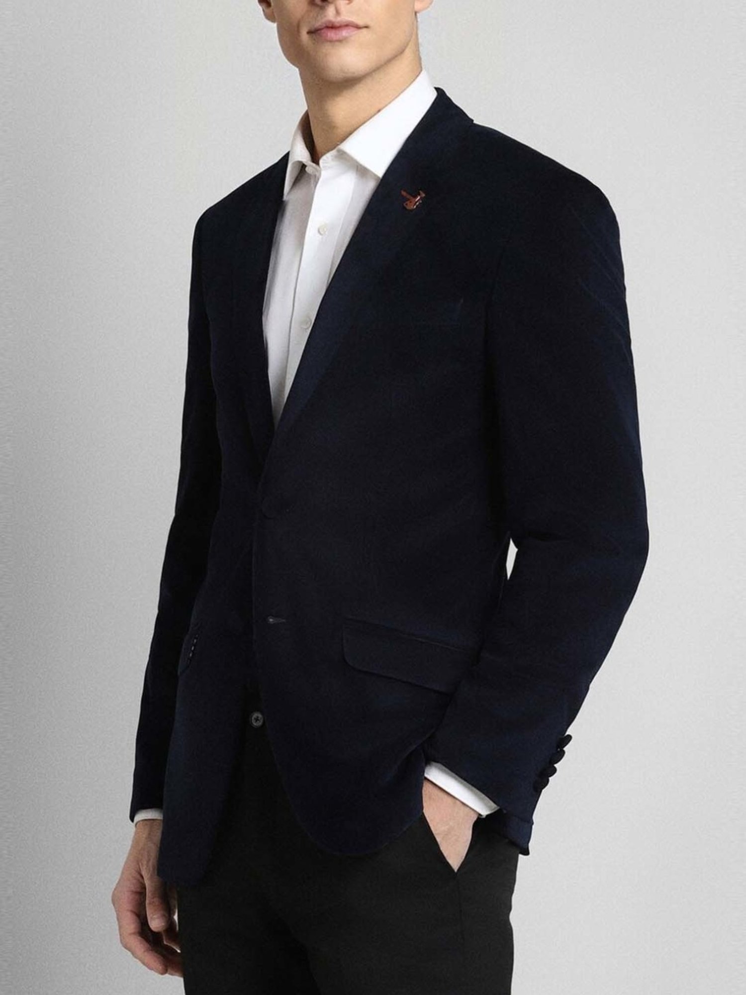 Simon Carter London Navy Regular Fit Blazer