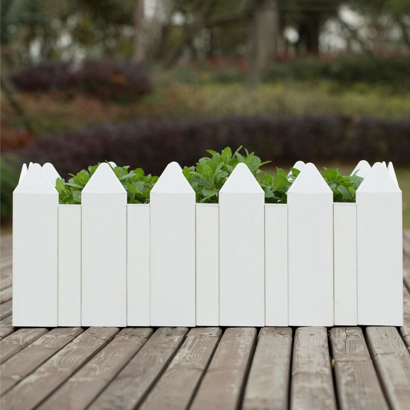 Gardenised Vinyl Planter Box Garden Bed Flower Pot