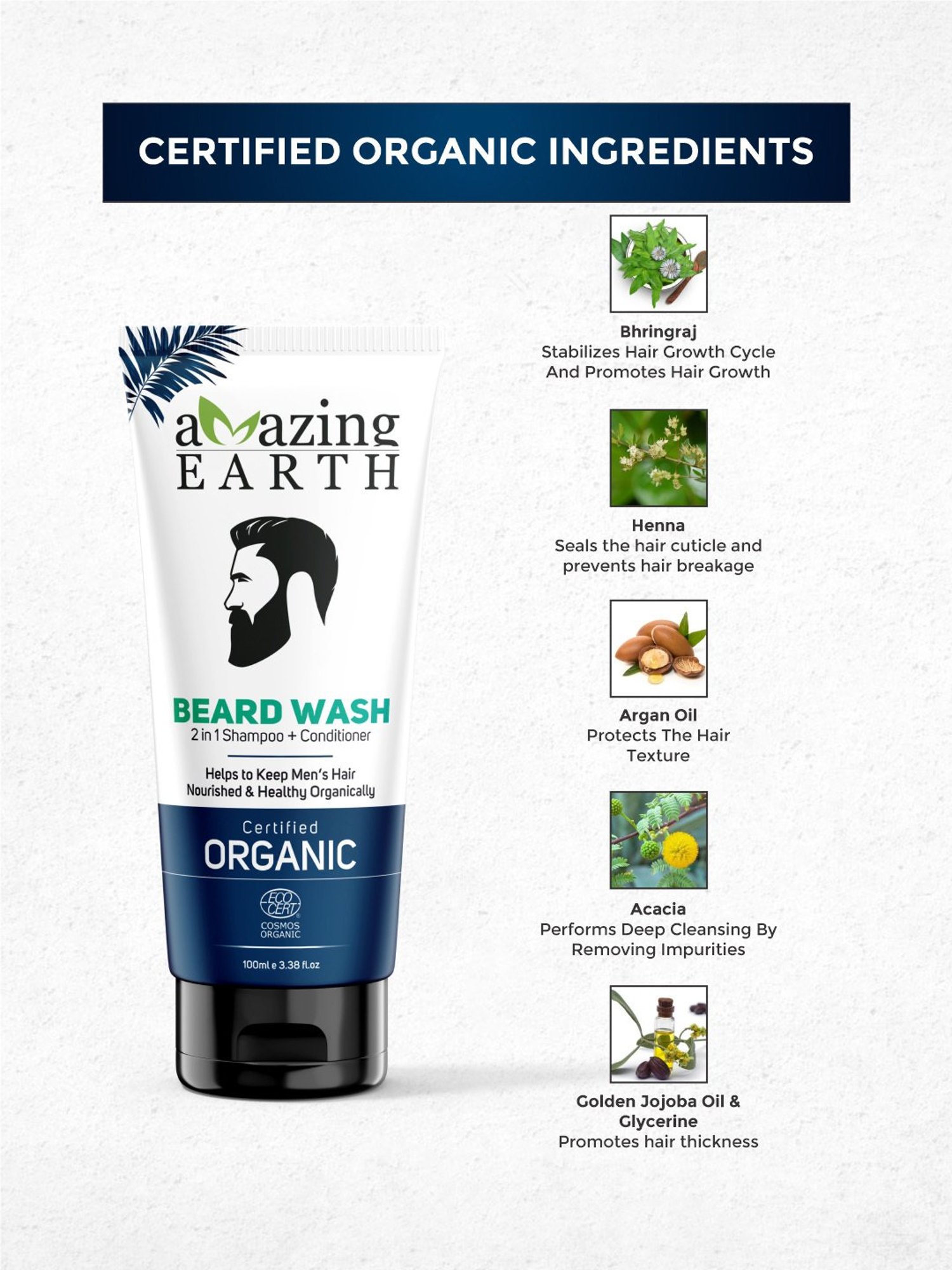 Qraa Men Red Onion Hair Oil - 100 ml