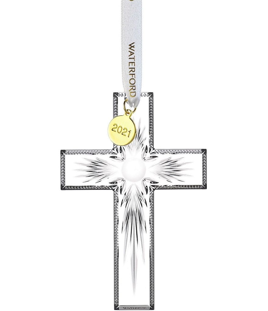 Waterford Crystal 2021 Cross Ornament