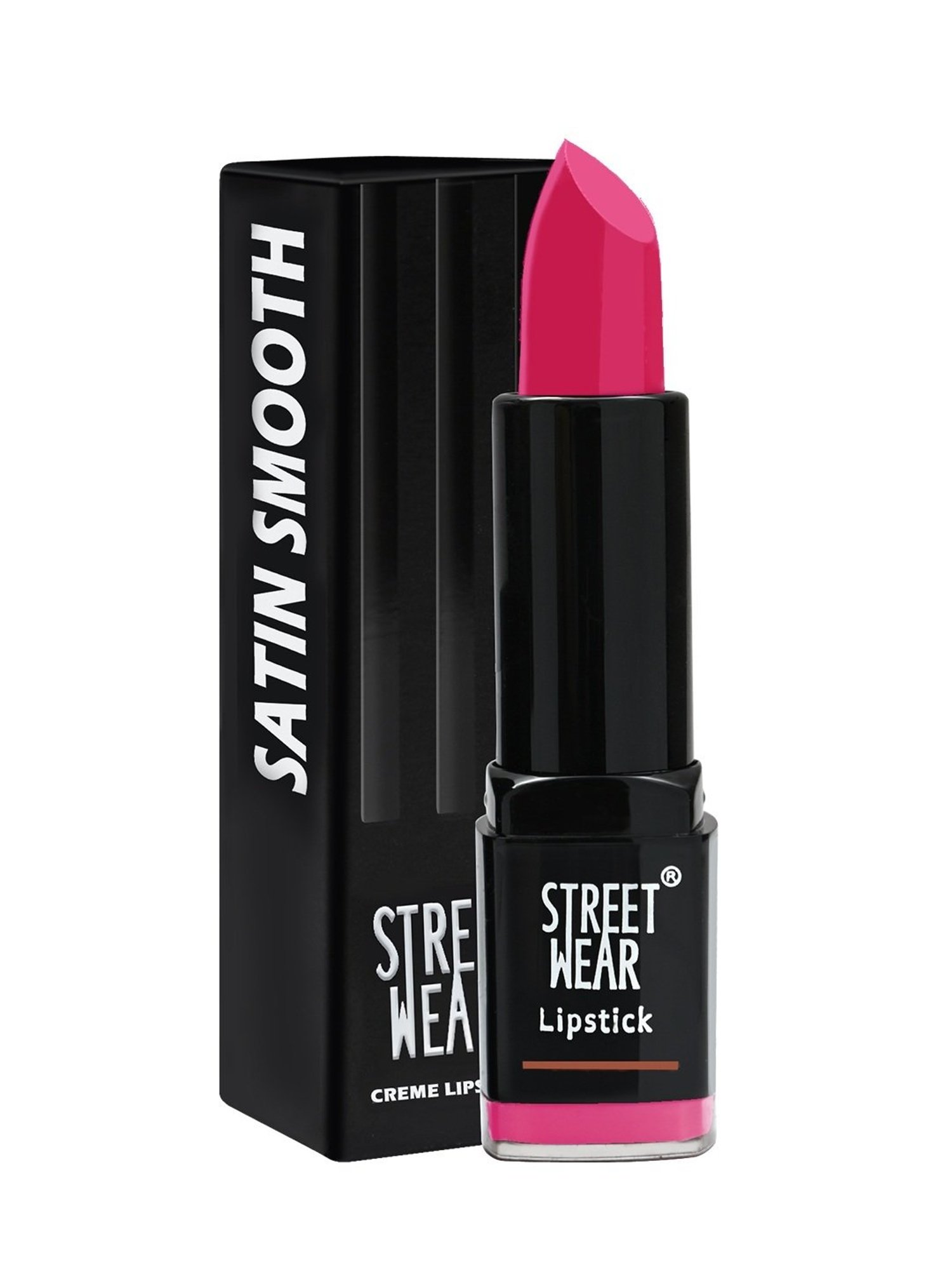 Street Wear Satin Smooth Lipstick Fine Fuchsia - 4.2 gm