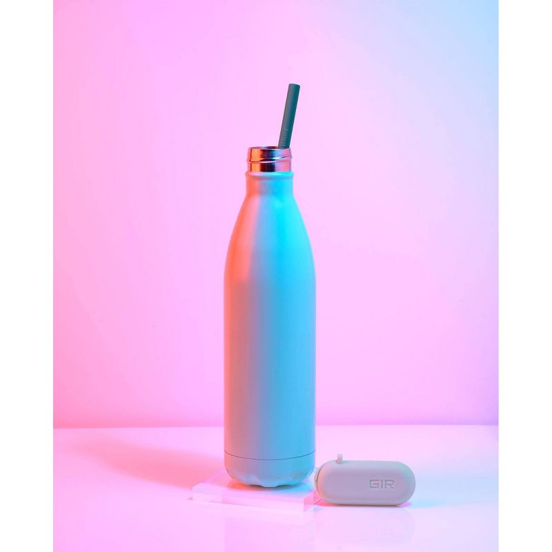 GIR: Get It Right 5pk Traveler Silicone Straw Dusk