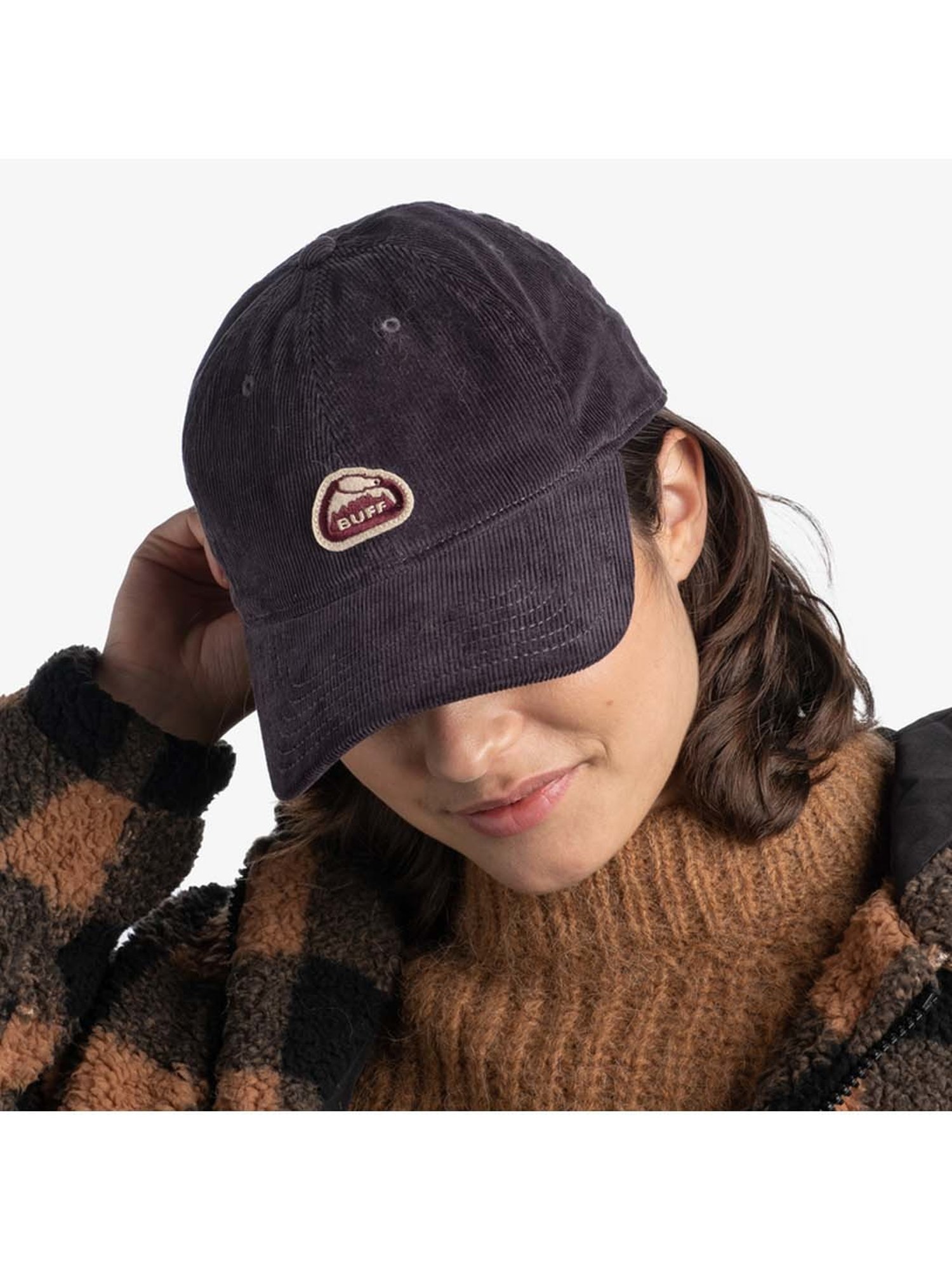 BUFF Black Striped Baseball Cap