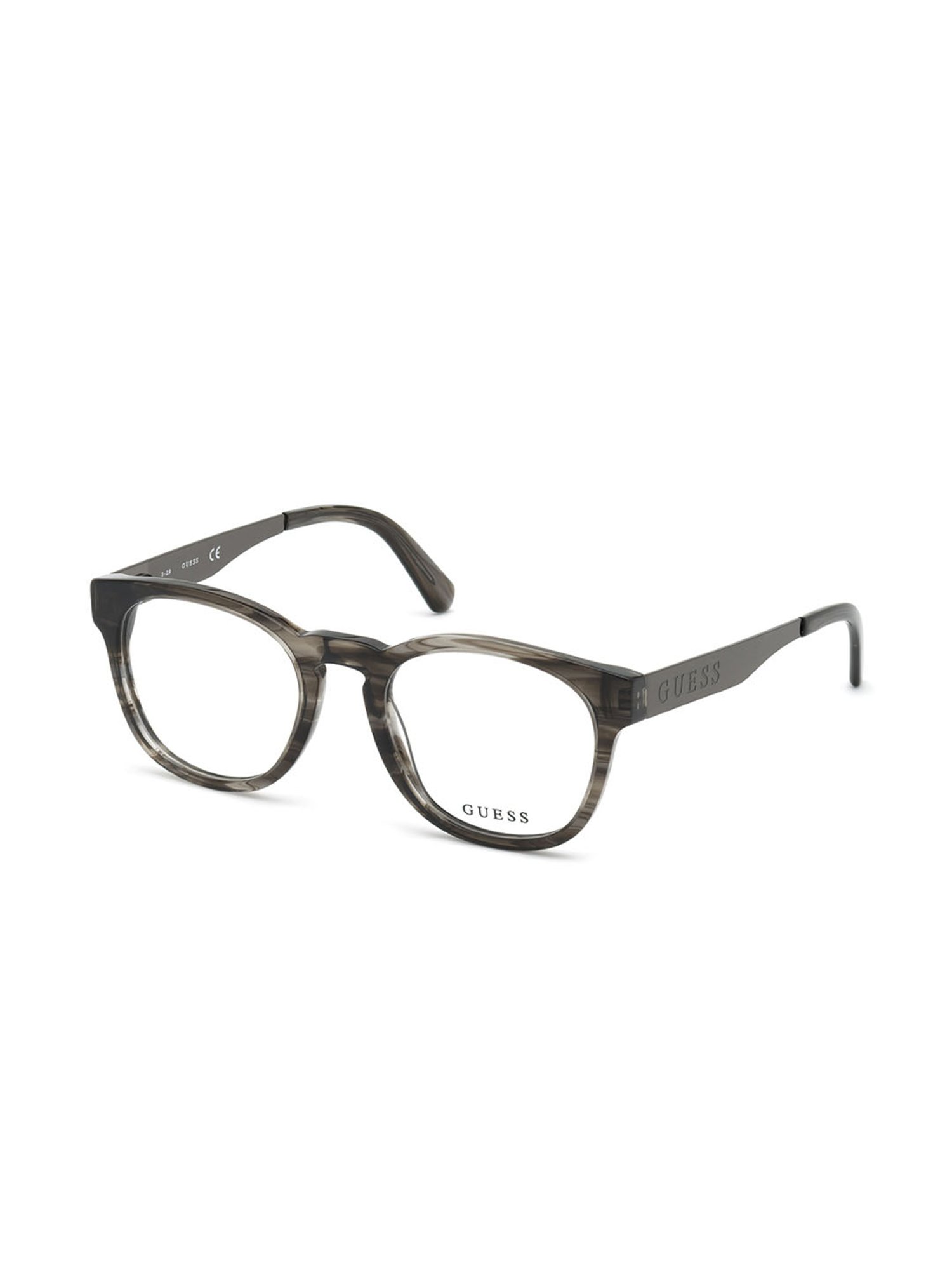 Guess Grey Wayfarer Eye Frames for Men