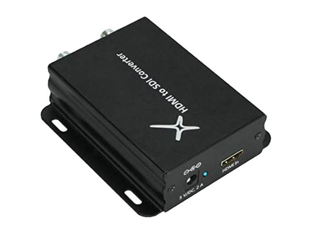 XtremPro 66002 HDMI to SDI Converter Two Outputs Portable Support 720P and 1080p HDMI to SDI