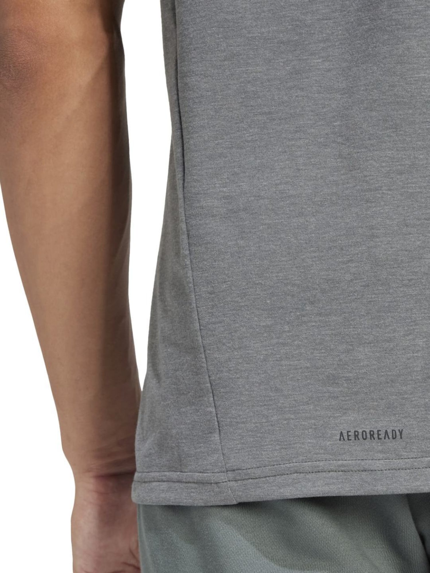Adidas Grey Slim Fit Tank Tee