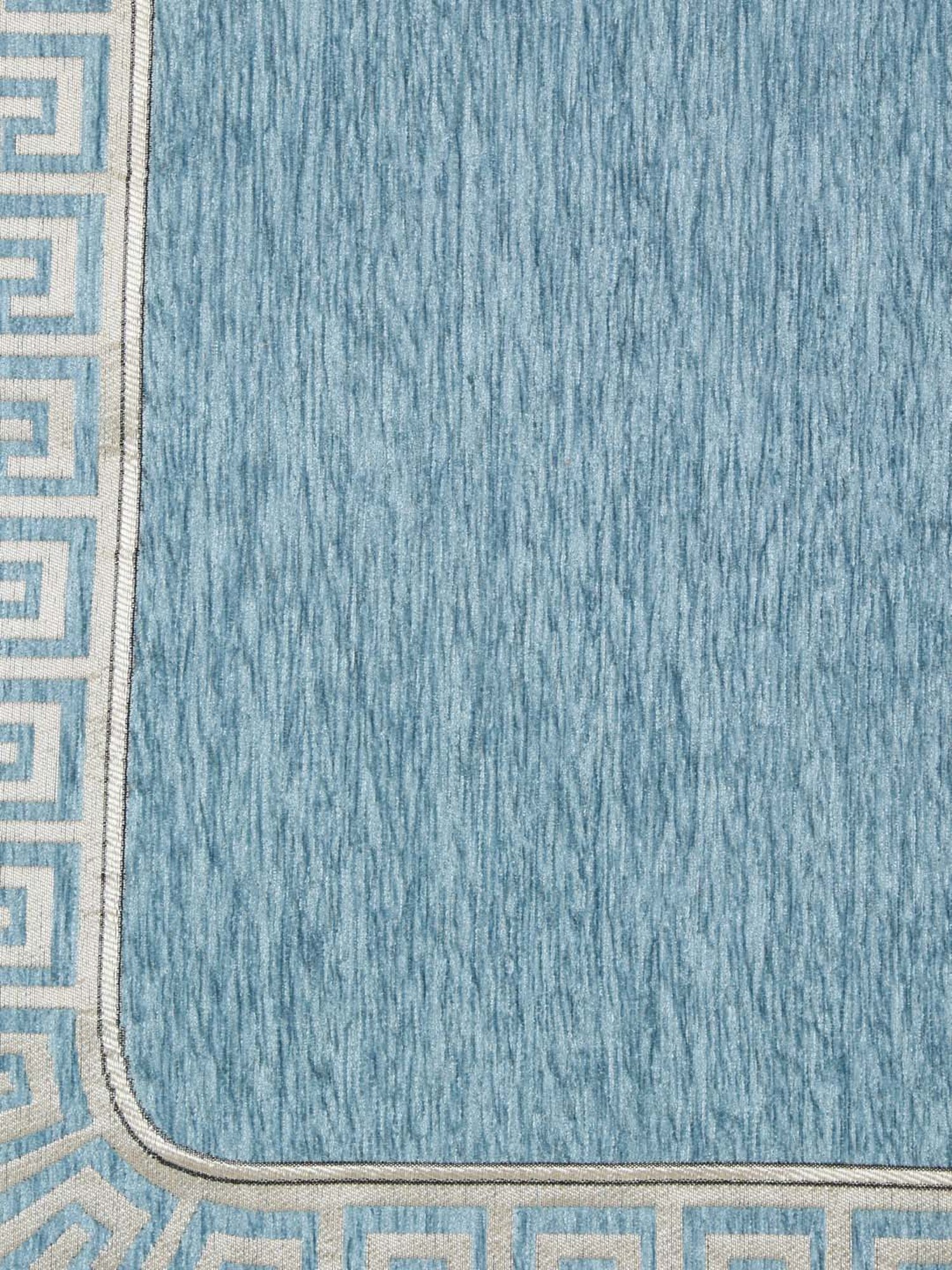 HOSTA HOMES Jacquard Blue Velvet 10 Piece 5-Seater Sofa Cover Set