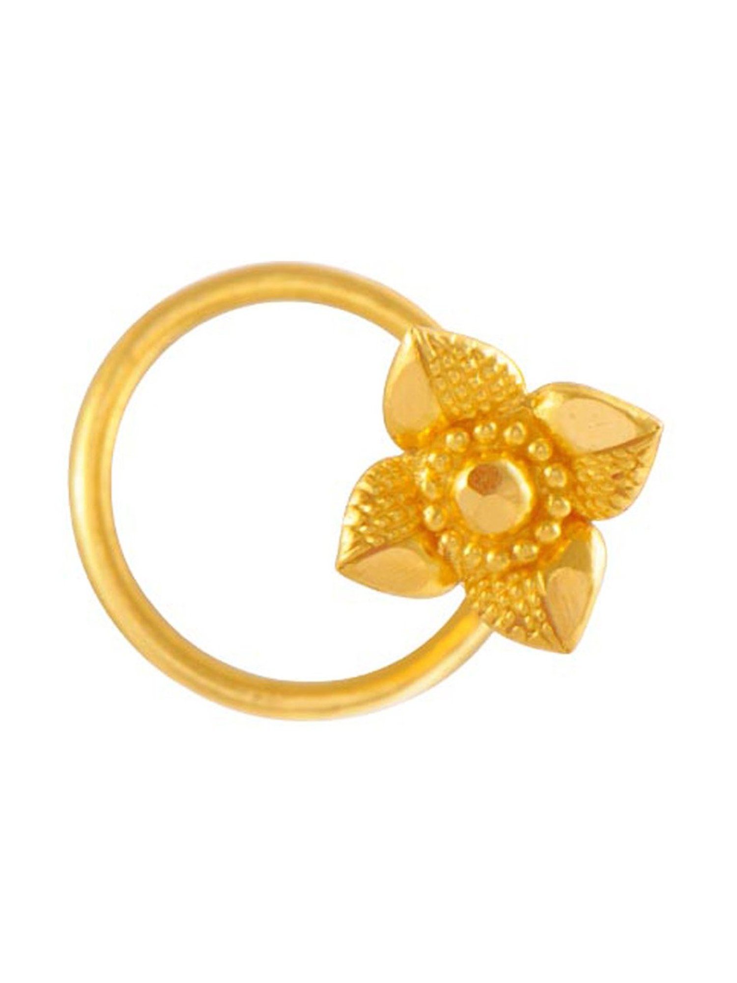 P.C. Chandra Jewellers 22k Gold Nosepin for Women