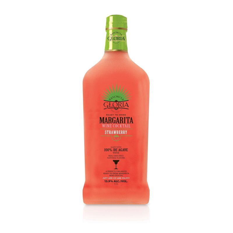 Rancho La Gloria Strawberry Margarita Wine Cocktail - 1.5L Bottle