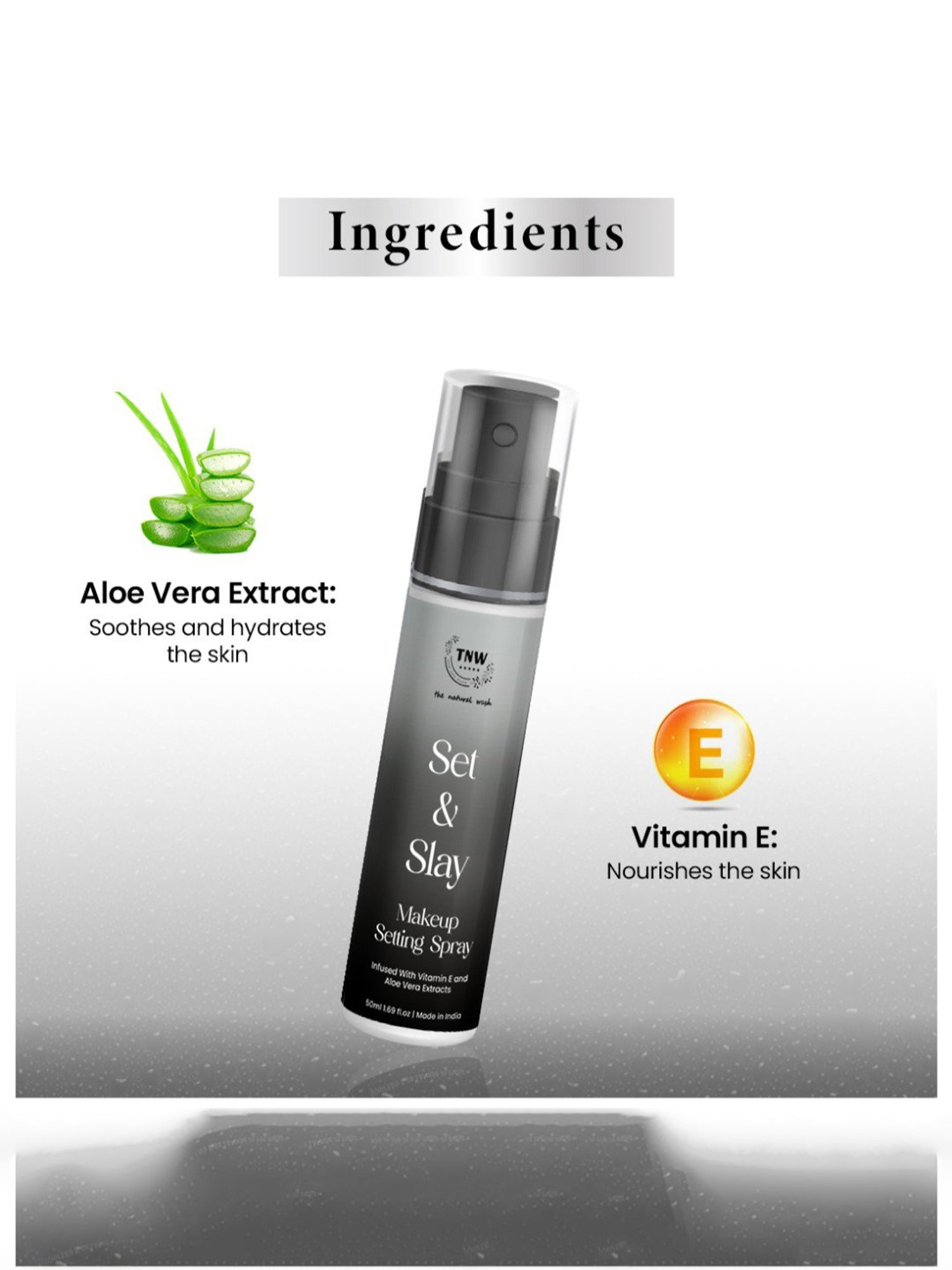 TNW-The Natural Wash Set & Slay Makeup Setting Spray - 50 ml