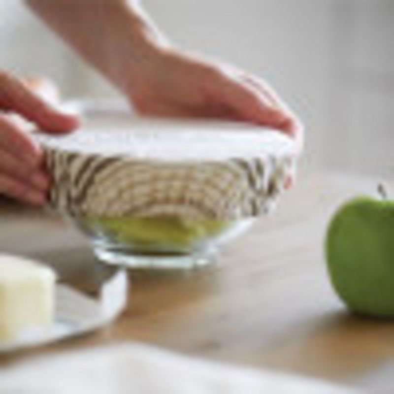 DEMDACO Together We Make a Family Dish Covers Set of 3 11 x 11 - White