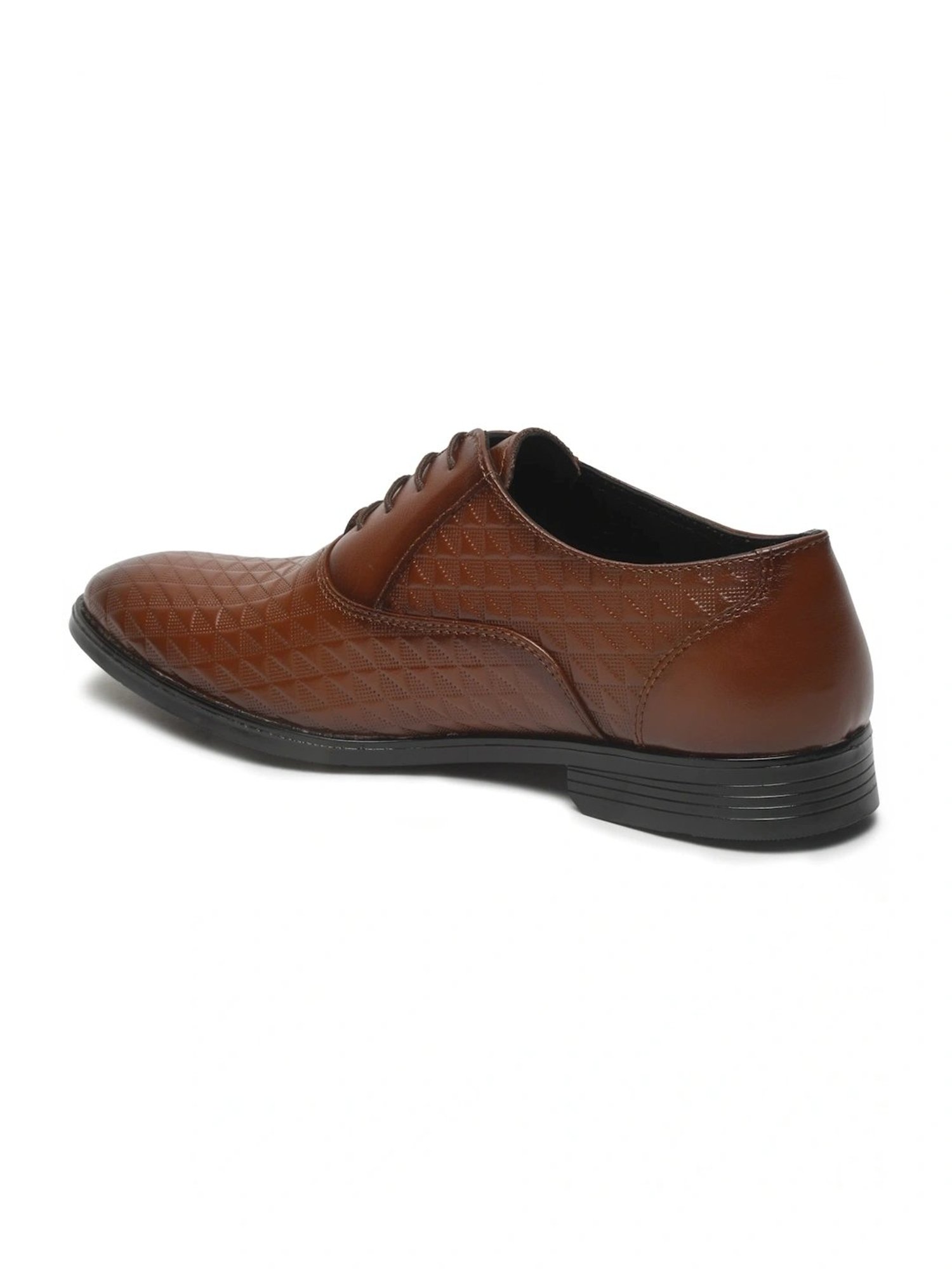 Teakwood Leathers Men's Brown Oxford Shoes
