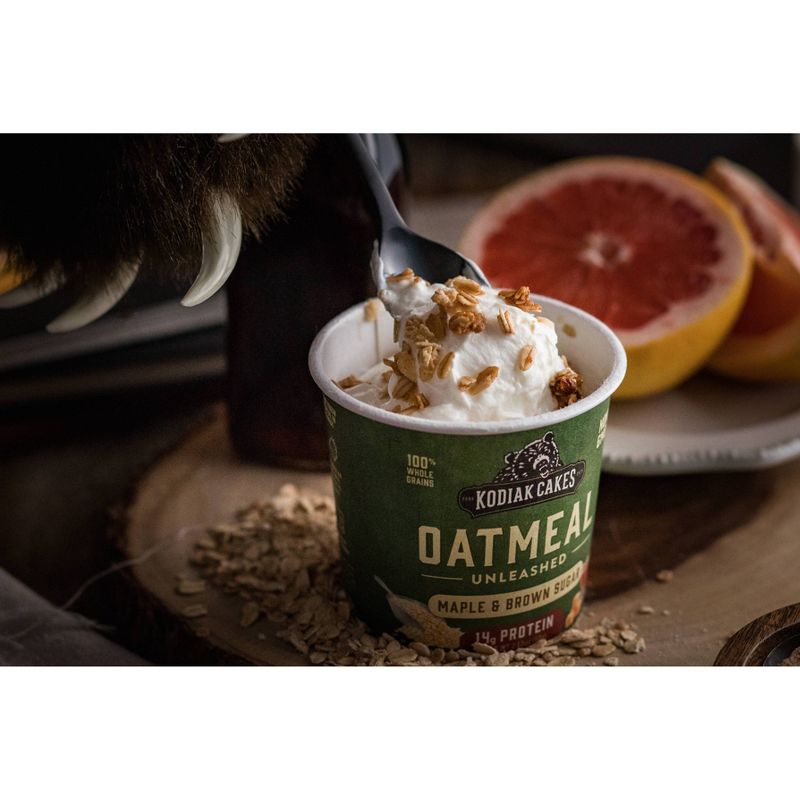 Kodiak Cakes Maple Brown Sugar Oatmeal in a Cup - 2.25oz