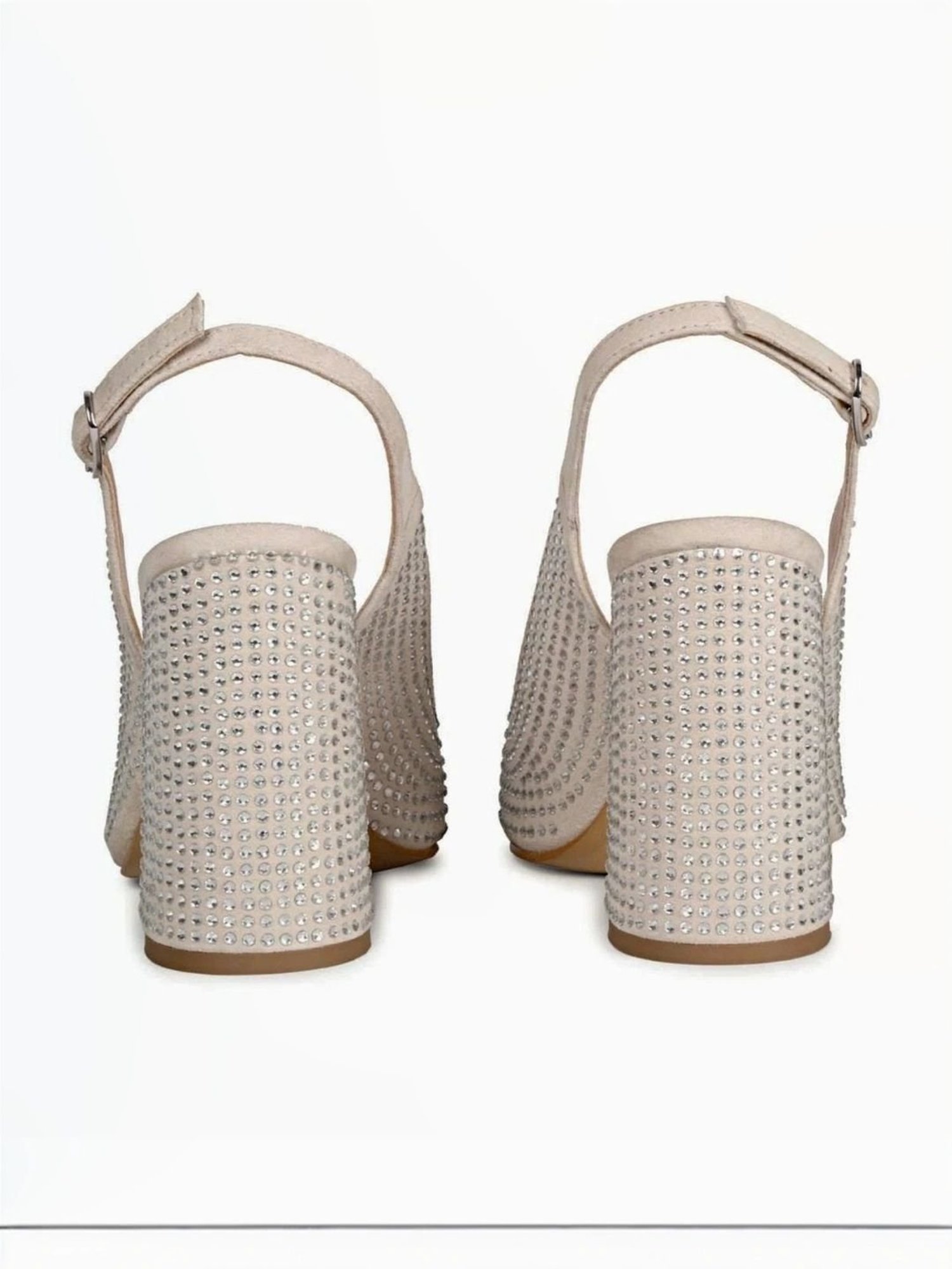 Saint G Women's Alyssa Off White Sling Back Sandals